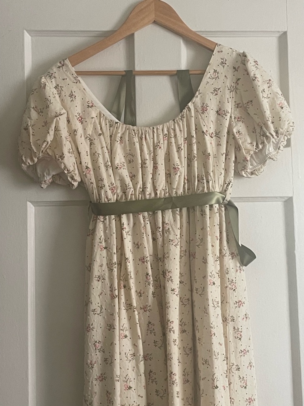 Nuoqi Regency Dresses for Women Floral Regency Era Dress - L - Picture 2 of 12